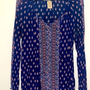 Bohemian print flowy top